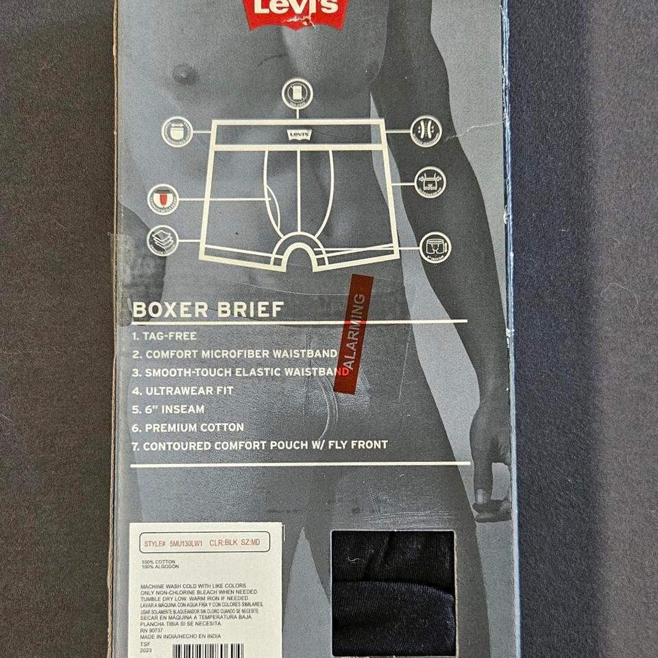 Levis Mens Medium Boxer Briefs 4b67 4