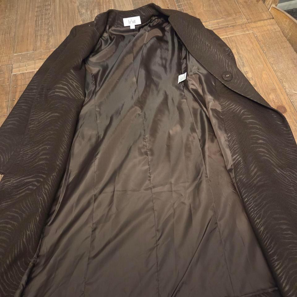 Nwt Brown Lesuit Longline Jacket 6
