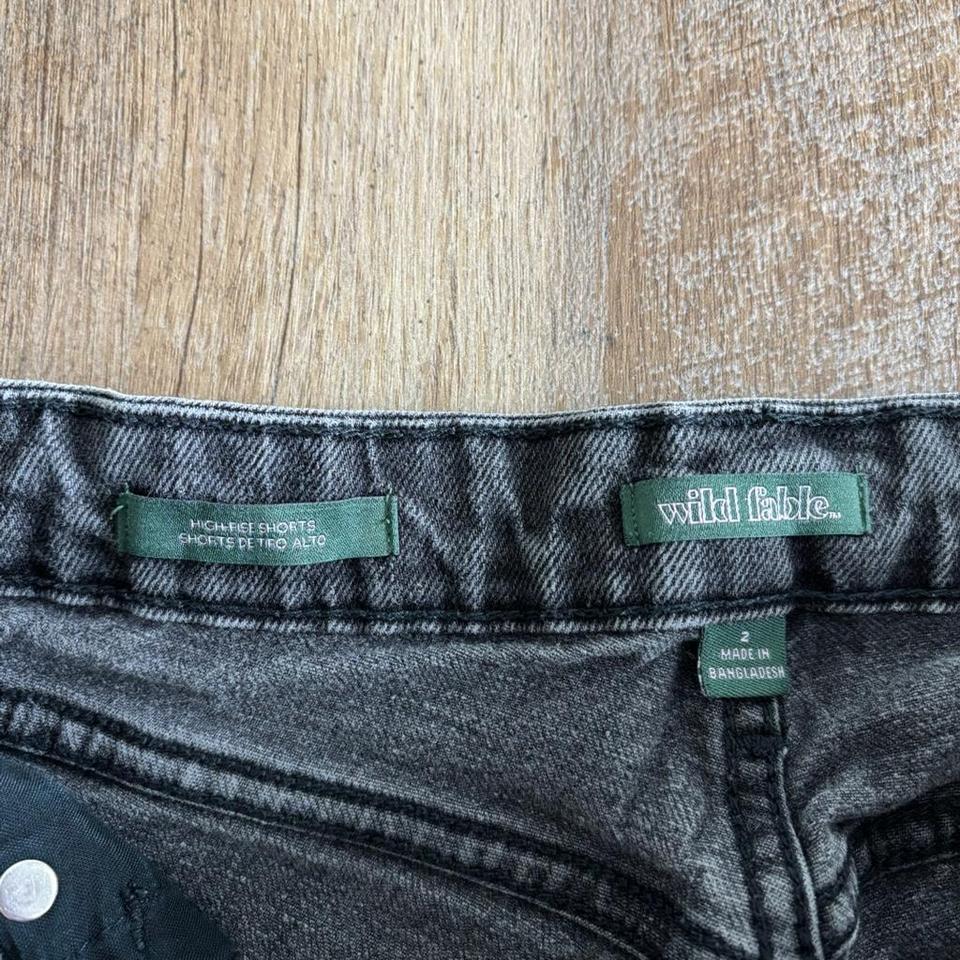 Wild Fable Black Denim Shorts 8a3f 3