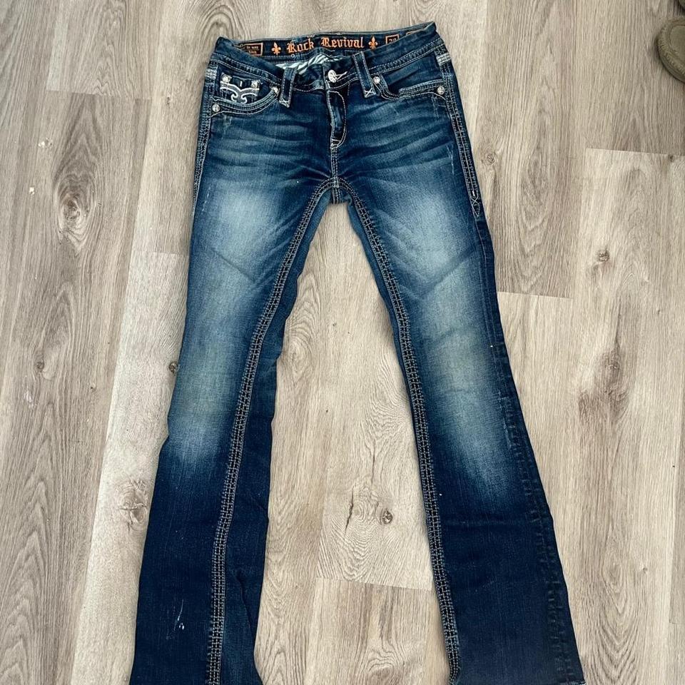 Rock Revival Blue Bootcut Jeans C54a 2