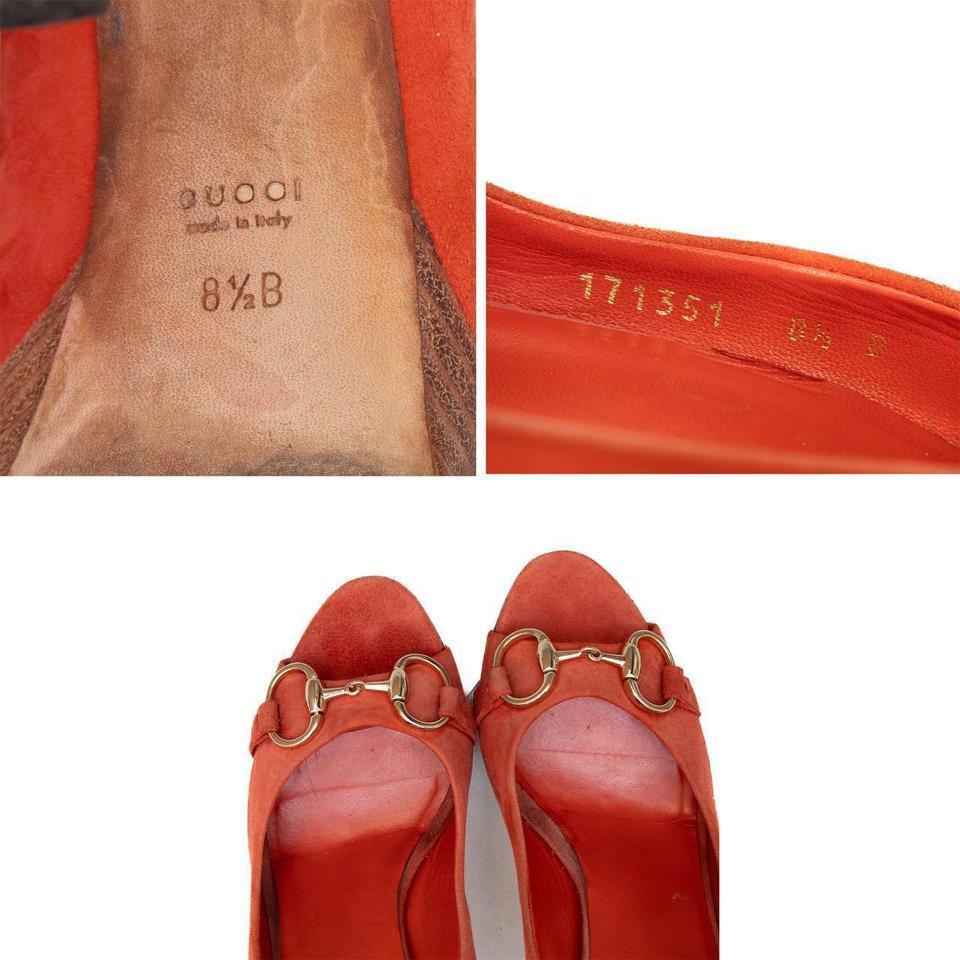 Gucci Horsebit Peep Toe Platform Ad26 8