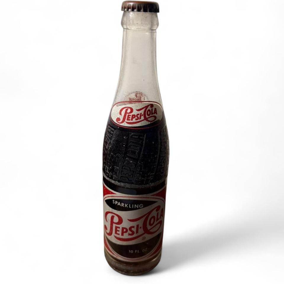 Pepsi Cola Glass Bottle With 9f1b