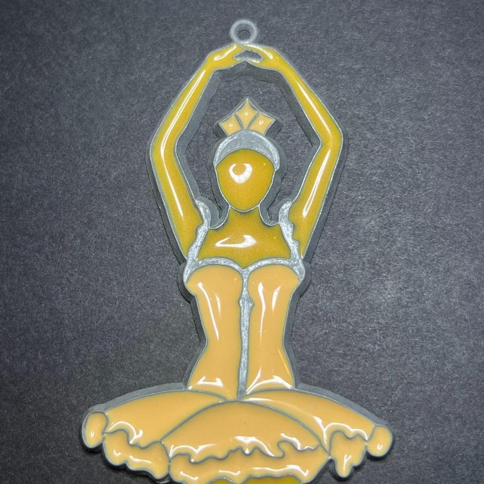 Vintage Stained Glass Releve Ballerina 2