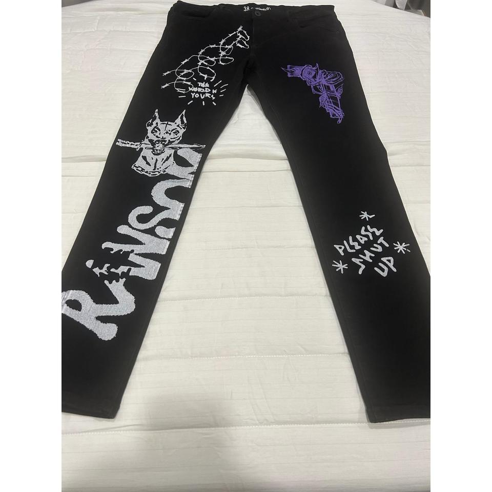 Crisp Denim Black Stretch Jeans 2