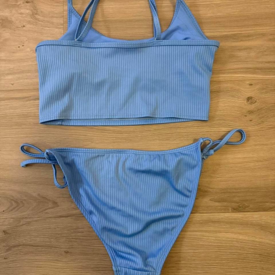 Blue Tankini Set With Adjustable 55d6 2