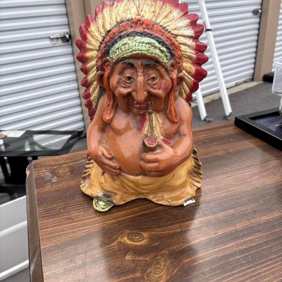 Unique Vintage Indian Chief Figurine