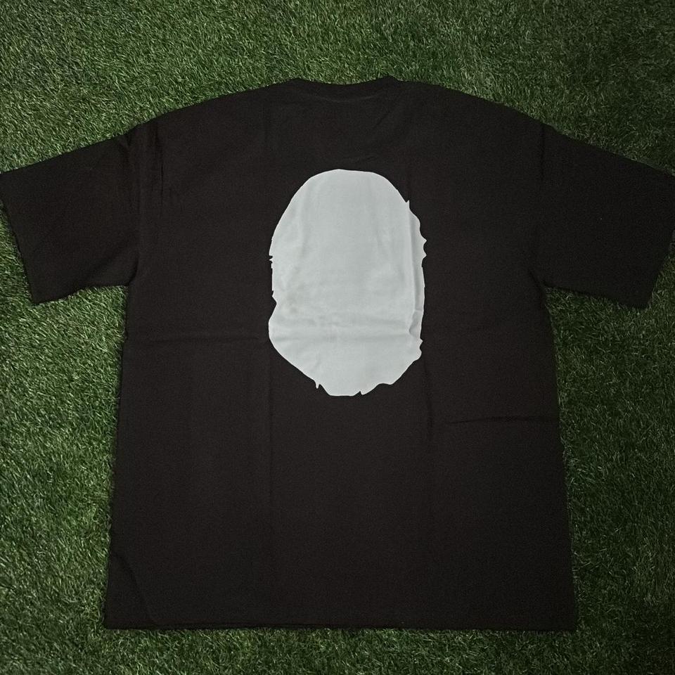 Bape Black Tee With White 9027 2