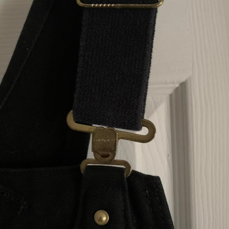 Mens Black Denim Carhartt Overalls 345f 5