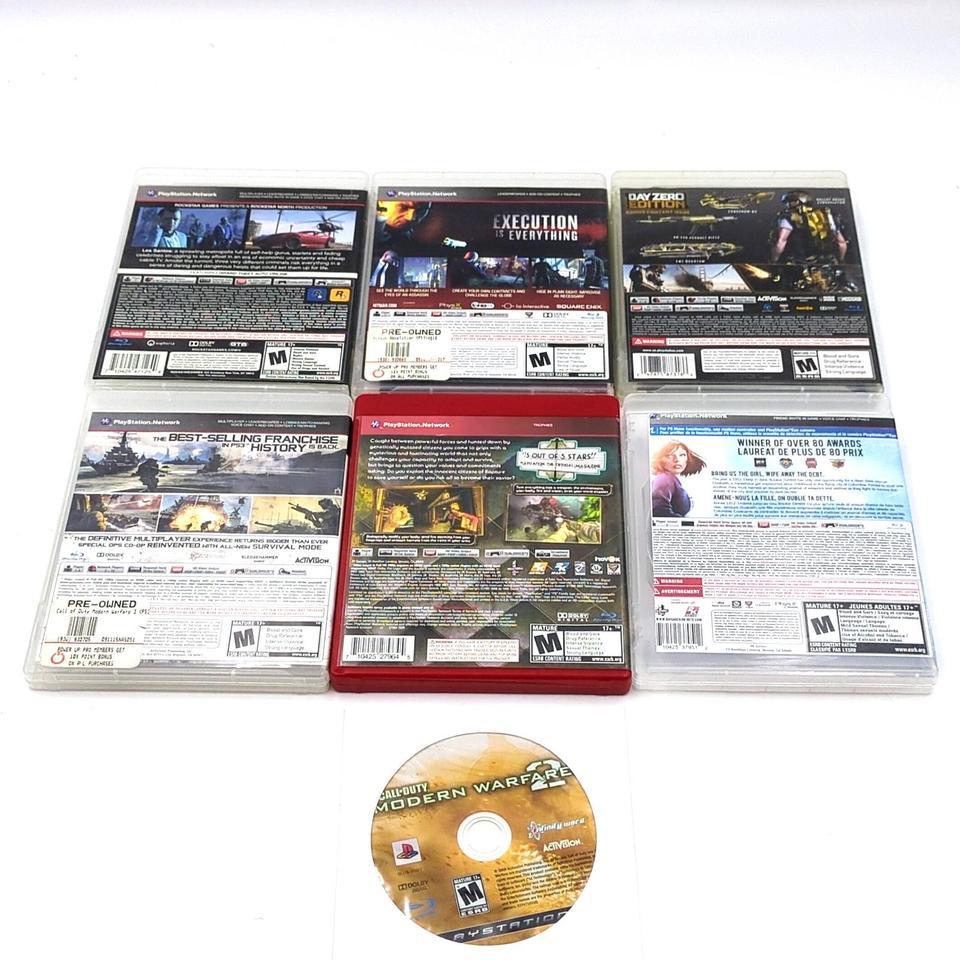 Lot Of 7 Playstation 3 0347 2