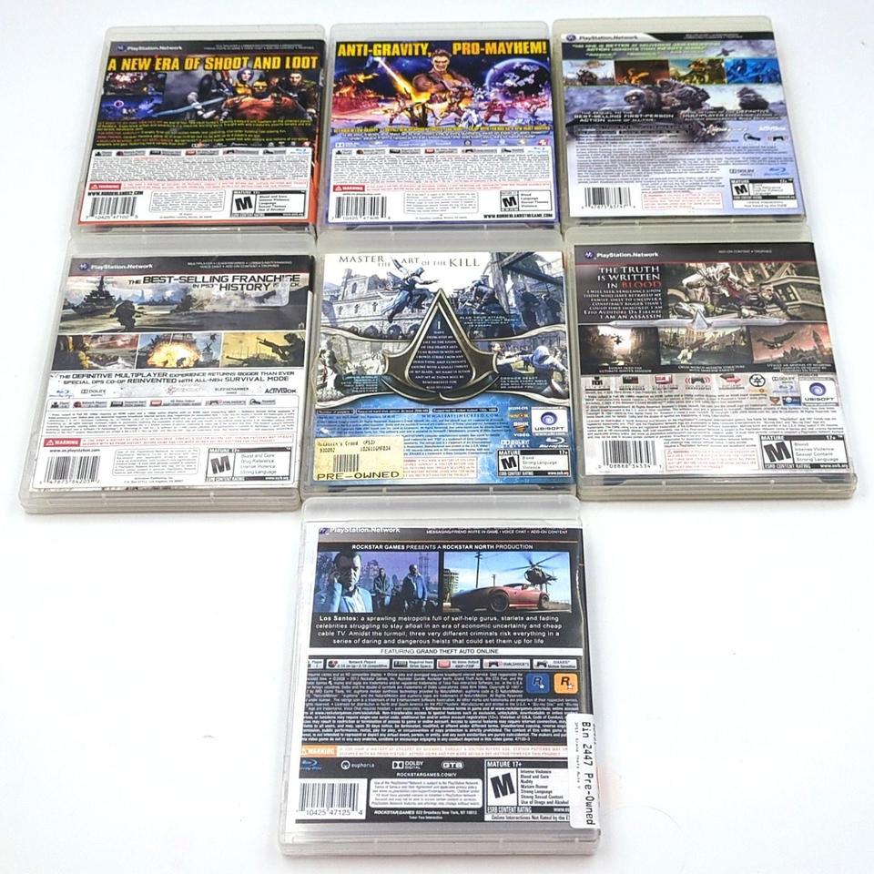 Lot Of 7 Sony Playstation 19c5 2