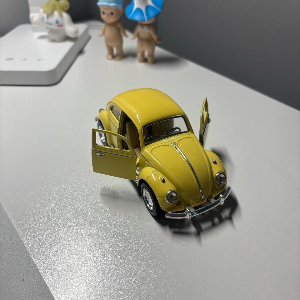 Yellow 1960s Vintage Volkswagen Beetle