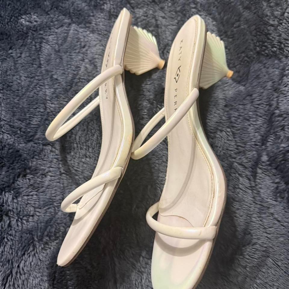 White Katy Perry Sandals With D96f 4