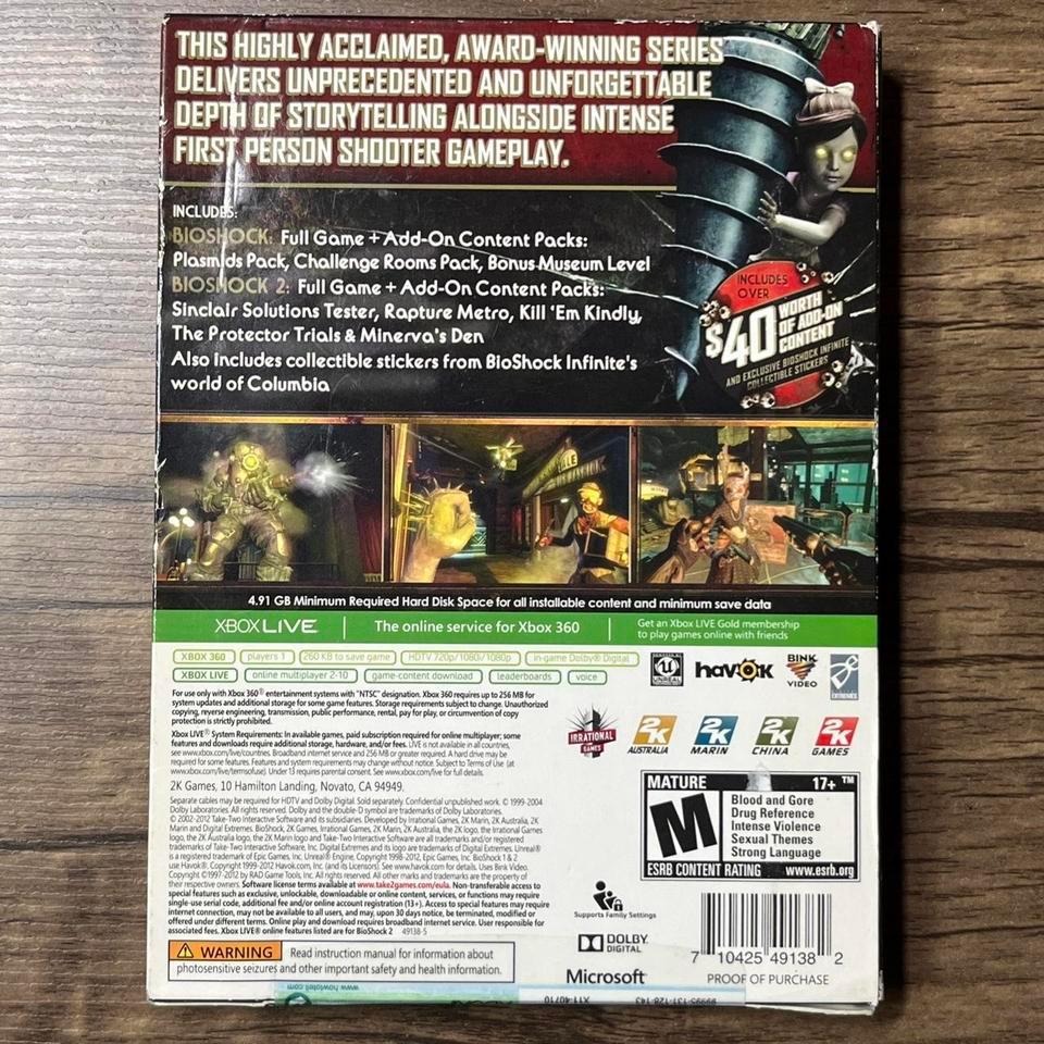 Bioshock Bioshock 2 Ultimate Rapture 1667 2