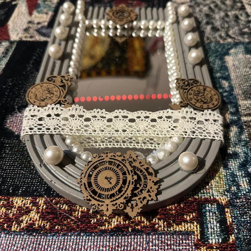 Handmade Vintage Clock Mirror With 3