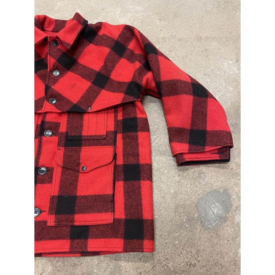 Vtg Filson Mackinaw Cruiser Coat Ba57 3