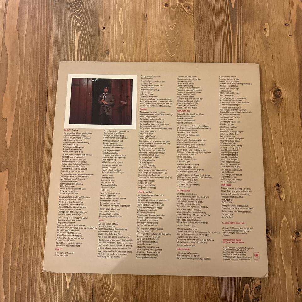 Vintage Billy Joel 52nd Street 5a89 2
