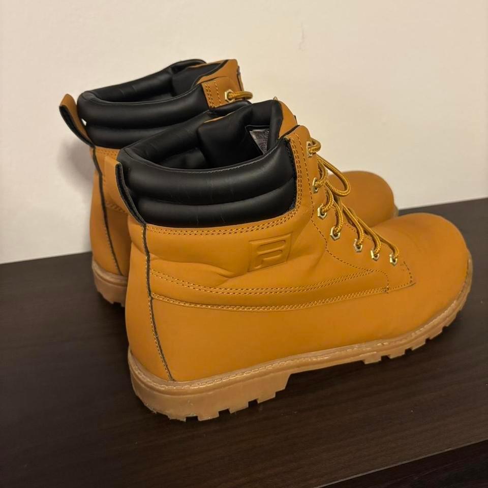 Yellow Timberland Style Boots Fila 3829 2
