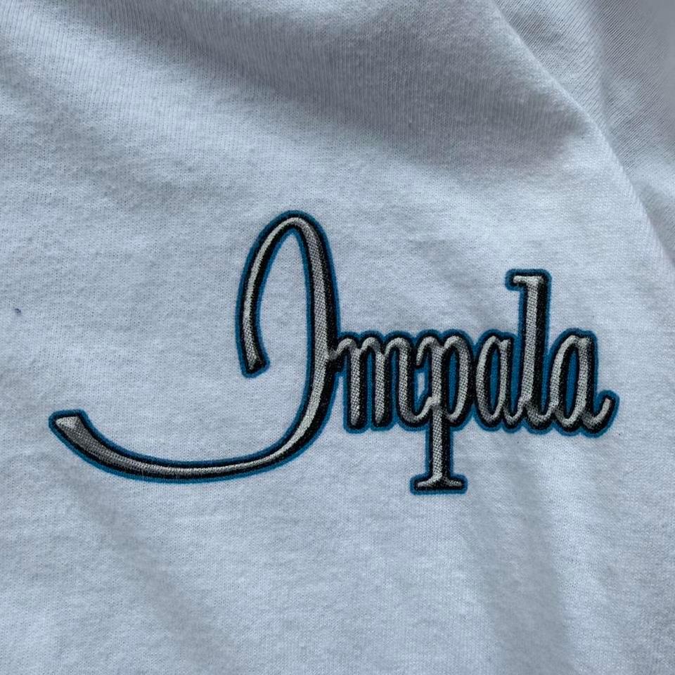 Vintage Chevy Impala White Graphic E42b 4