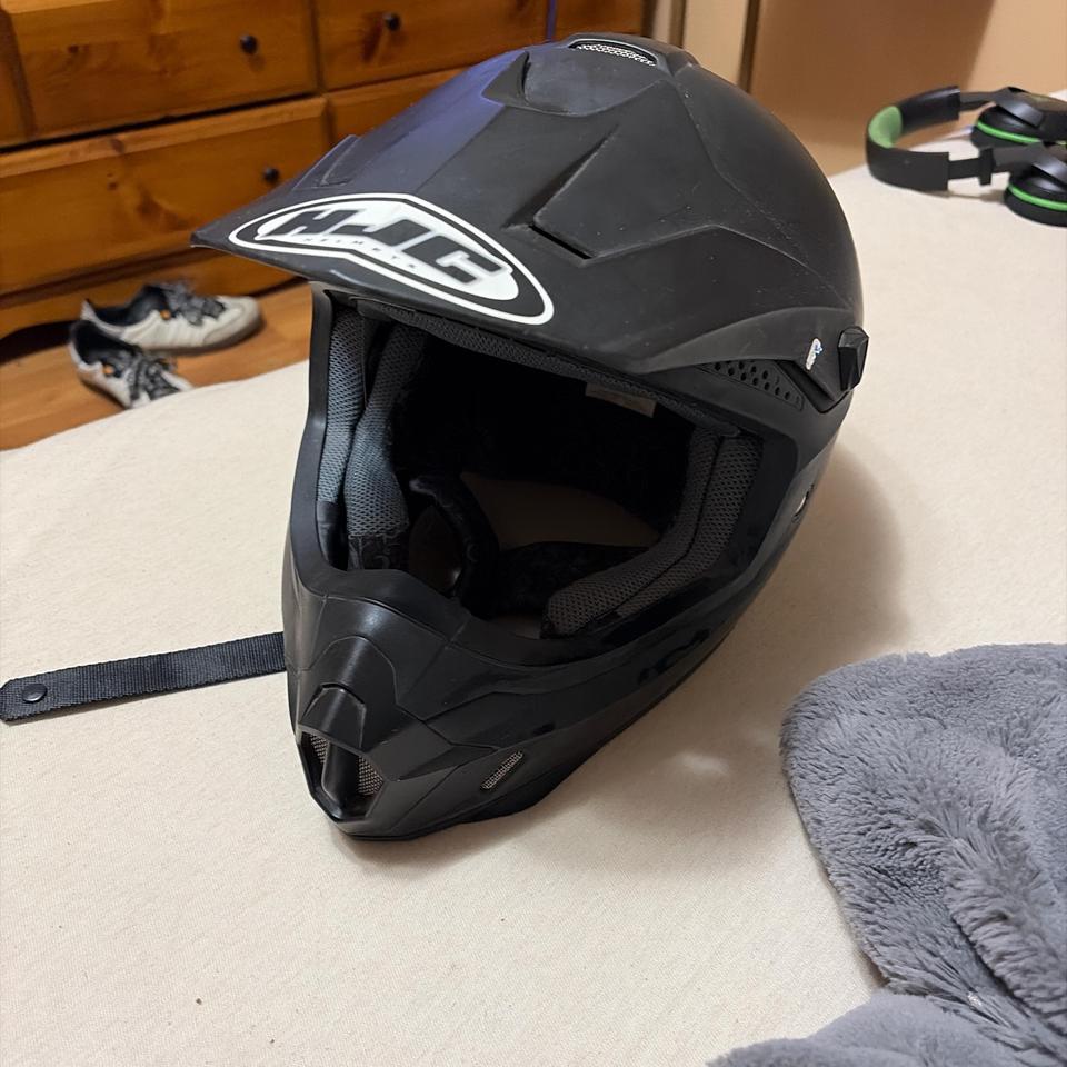 Black And Grey Hjc Helmets 7a53