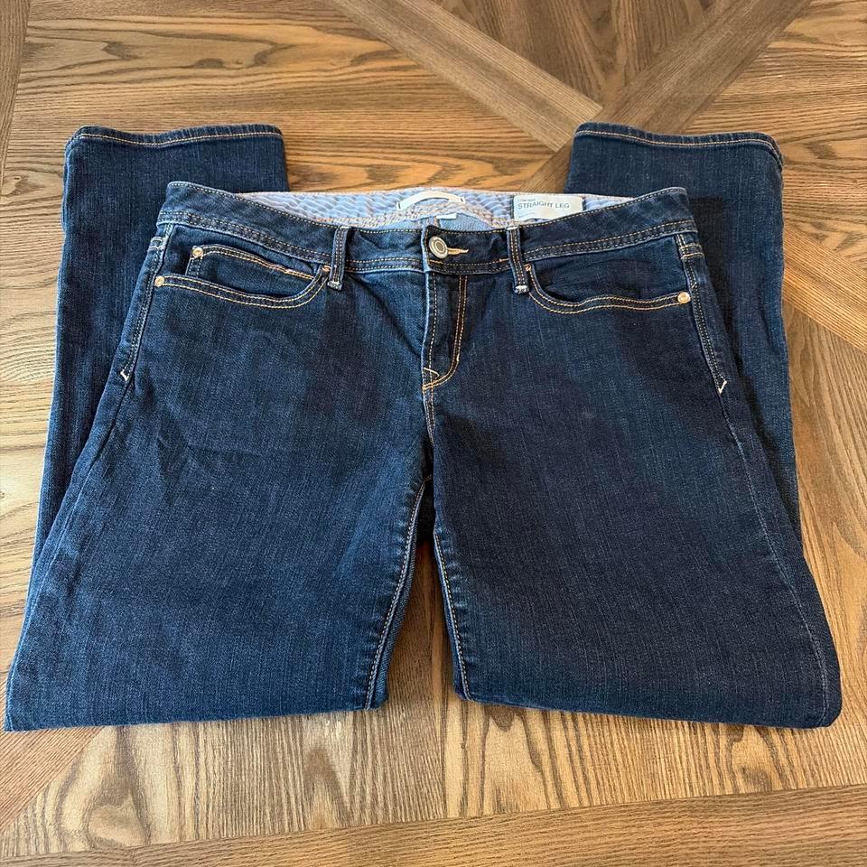 Dark Wash Low Rise Straight Dd54 4