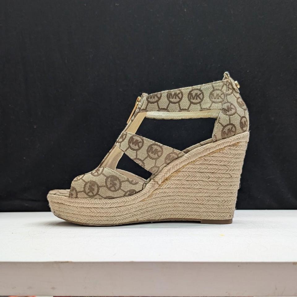 Michael Kors Tan Logo Wedge Dd3b