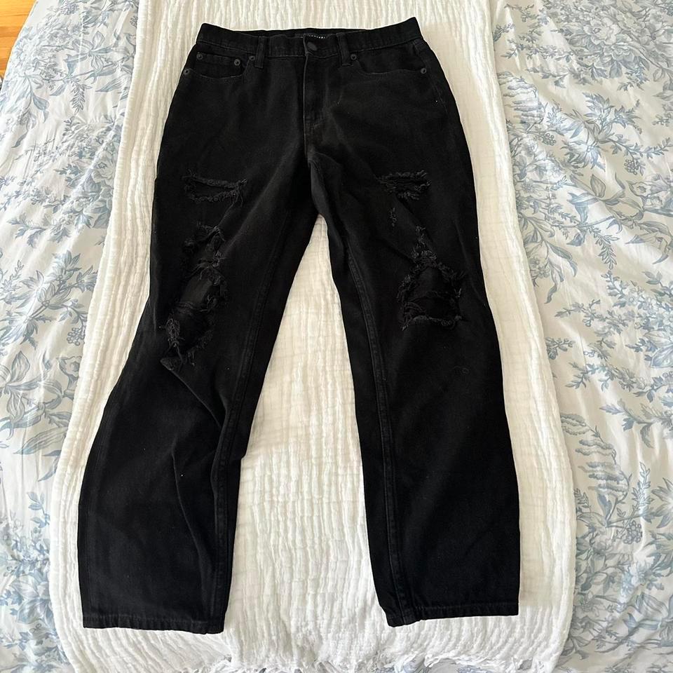 Aeropostale Black Mom Jeans Size