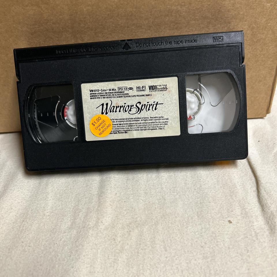 1994 Vhs Warrior Spirit Movie 3