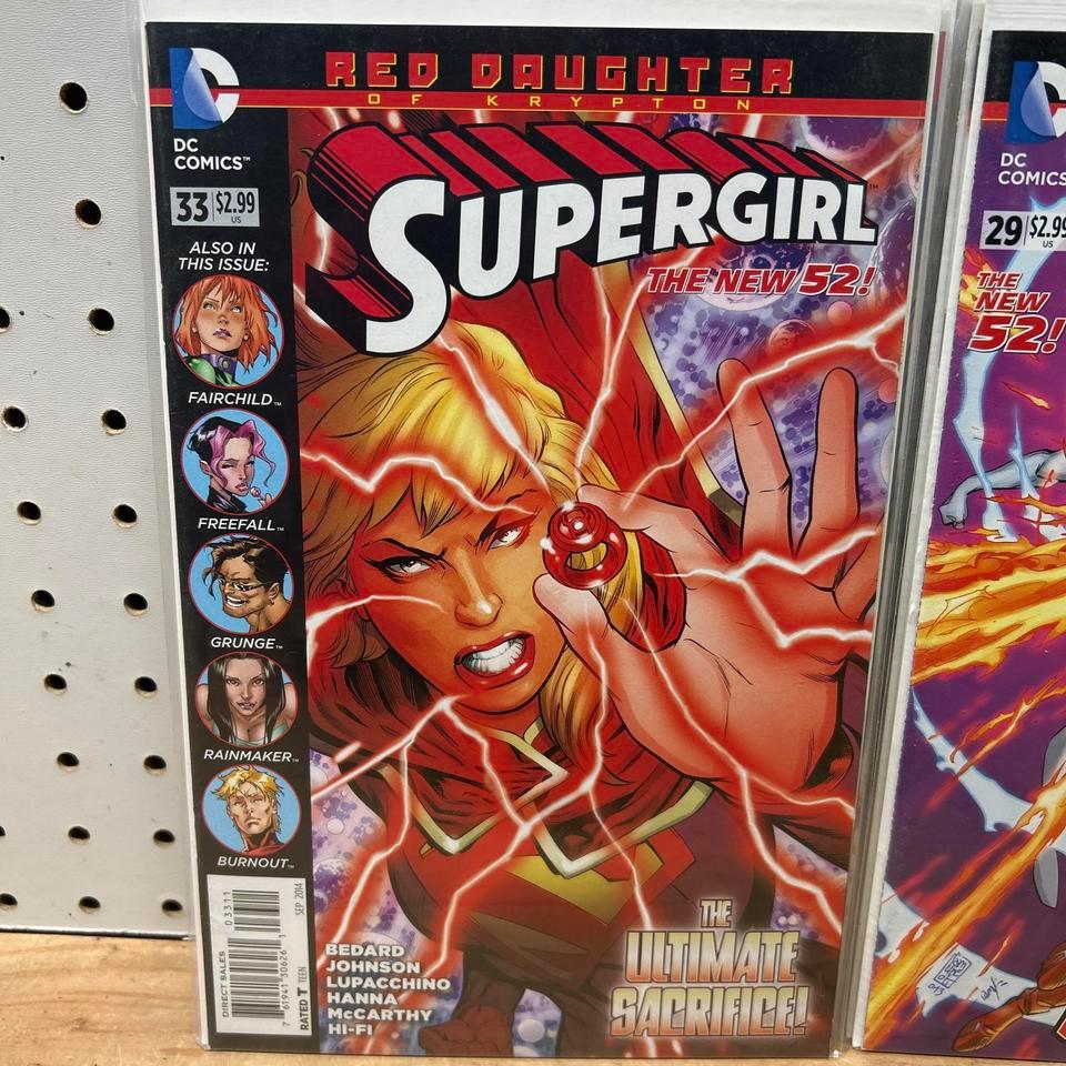 Supergirl Comic Book Lot Superhero 10ca 5