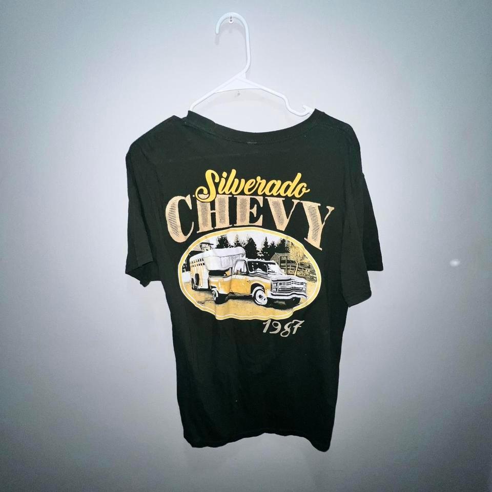 Chevy Silverado Green T Shirt Size 14b4