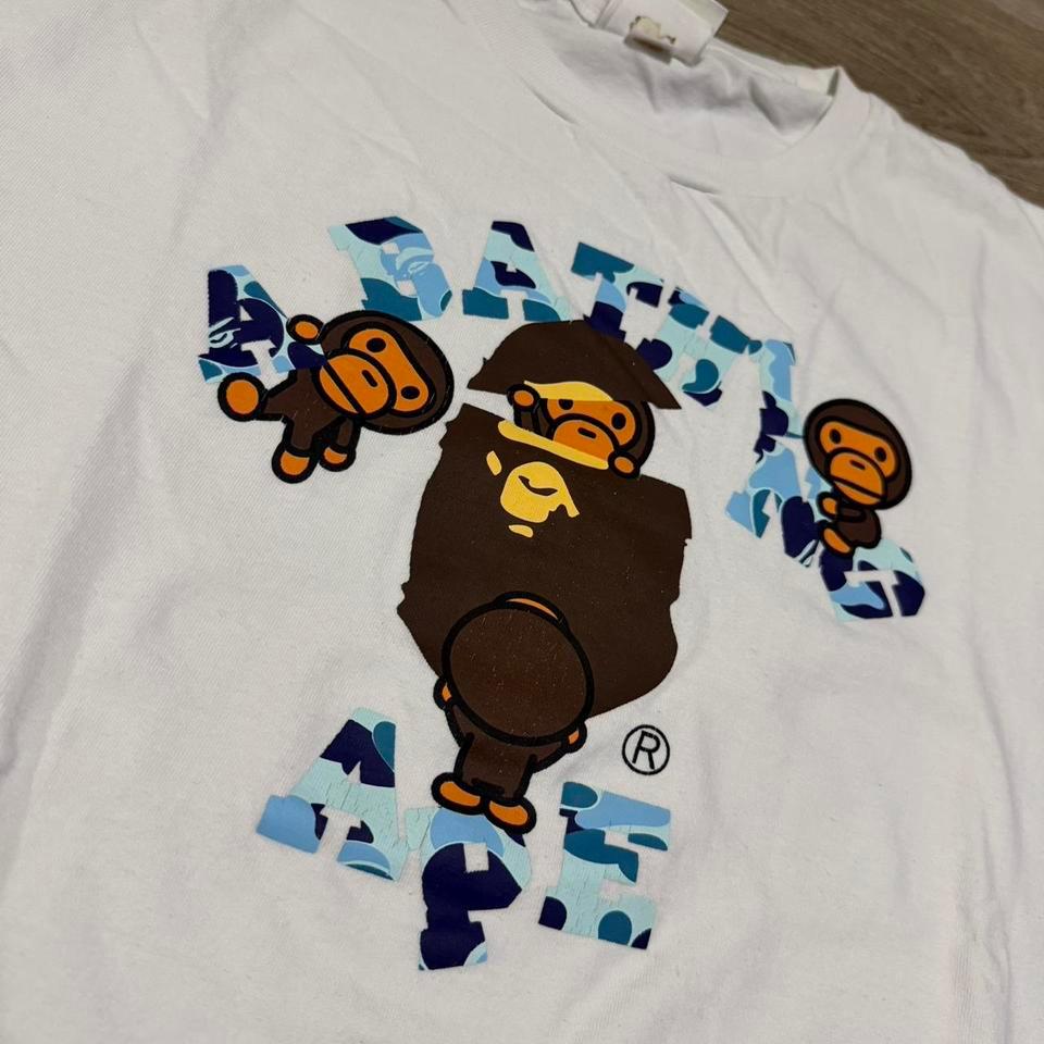 Bape Baby Milo Letterhead T Shirt C192 3