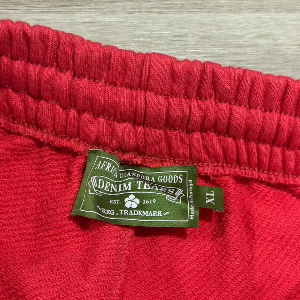 Denim Tears Sweatpants Red Brand 5442 6