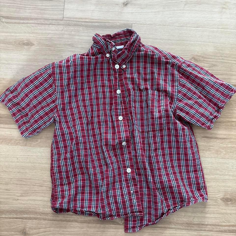 Gap Red Plaid Button Up 679e