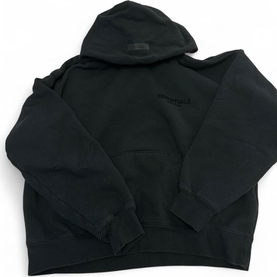Essentials Black Hoodie Essentials Streetwear 83ab