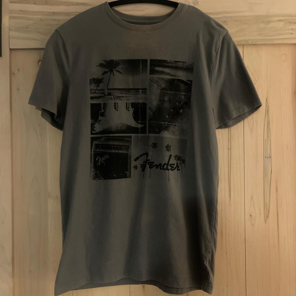Faded Black Fender T Shirt
