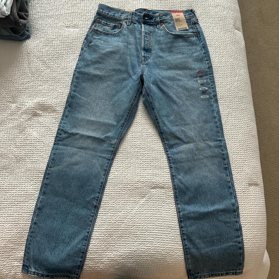 Levis 501 Blue Denim Jeans B84a