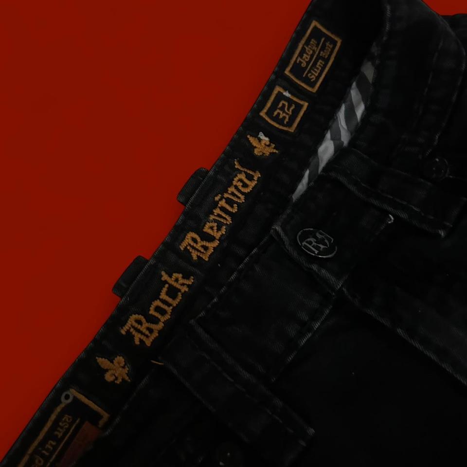 Rock Revival Black Skinny Bootcut C44b 4