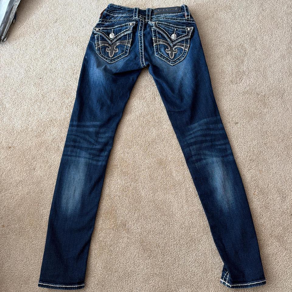 Rock Revival Blue Denim Jeans F60f 3