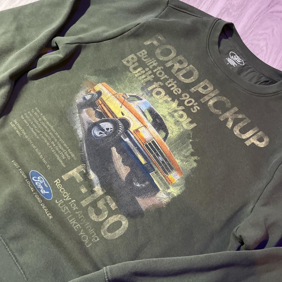 Vintage 90s Ford F 150 Green Ad7d 2