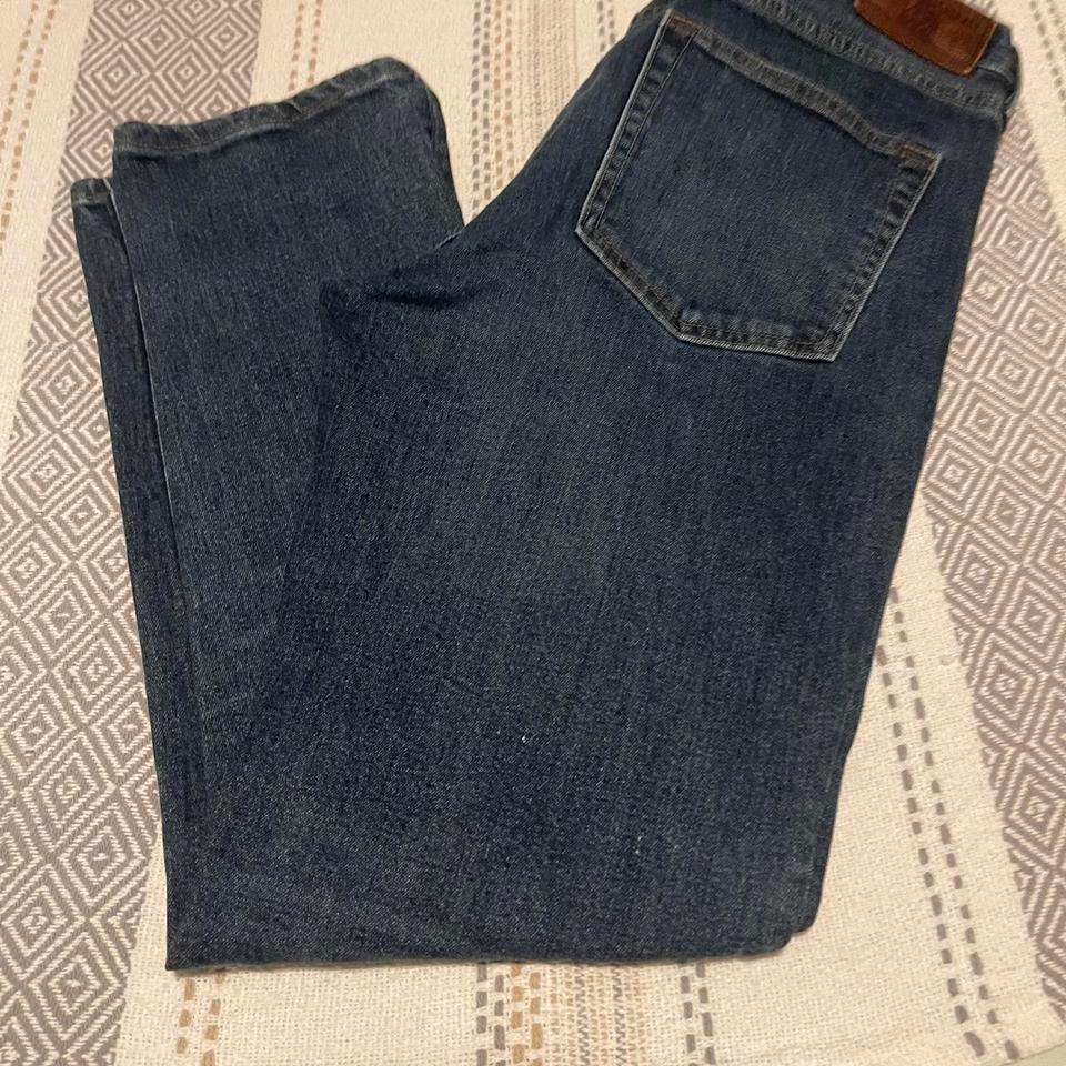 Lands End Dark Wash Slim 3