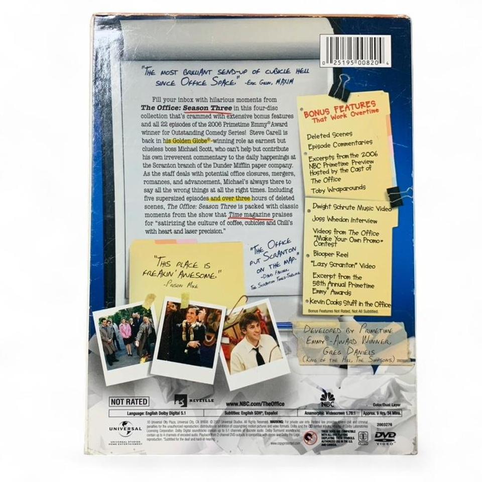 The Office Season 3 Dvd Ecaa 2