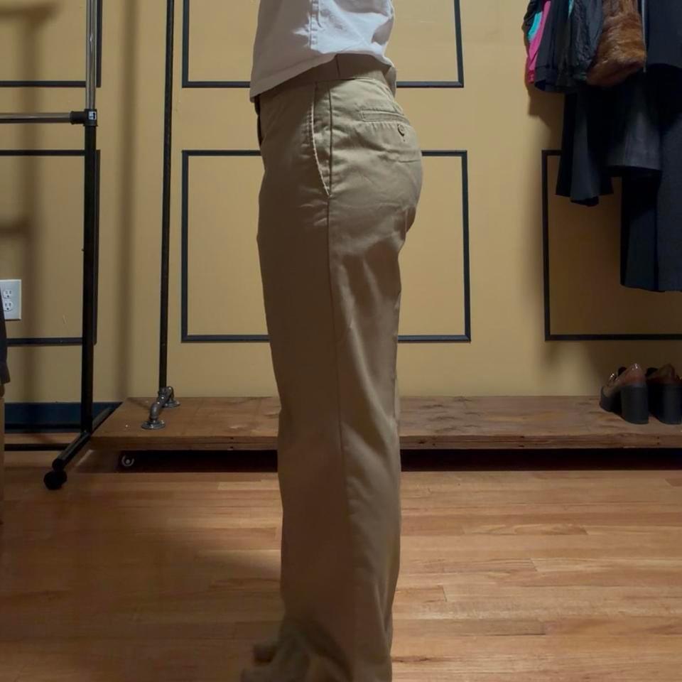 Tan Chino Pants With A 089b 4