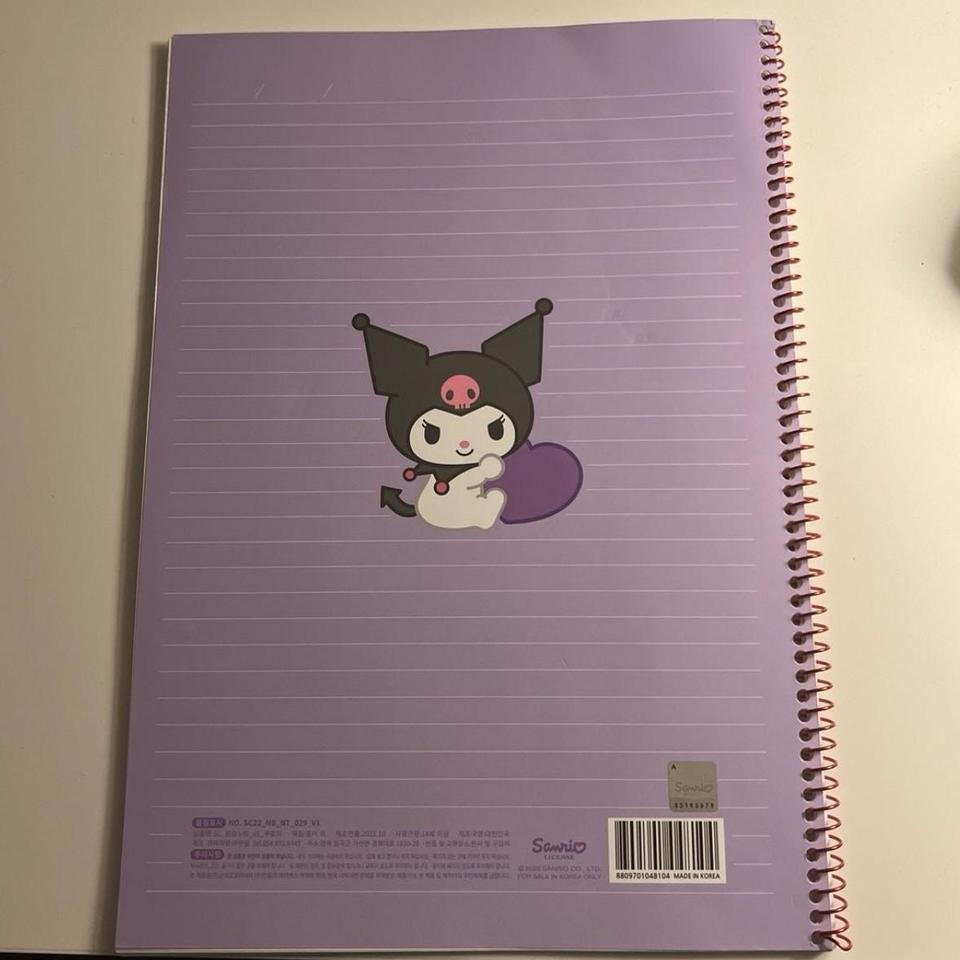 Kuromi Notebook Kuromi Notebook Never 3
