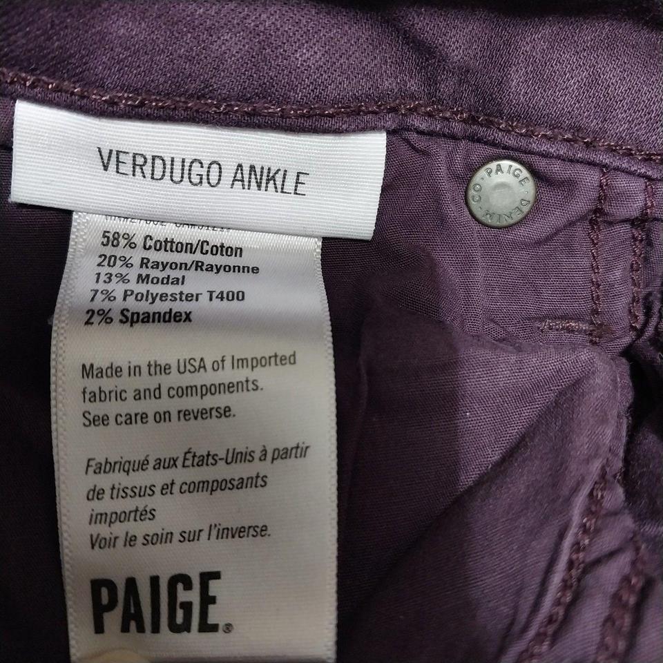 Paige Jeans Womens 29 Purple E7b3 5