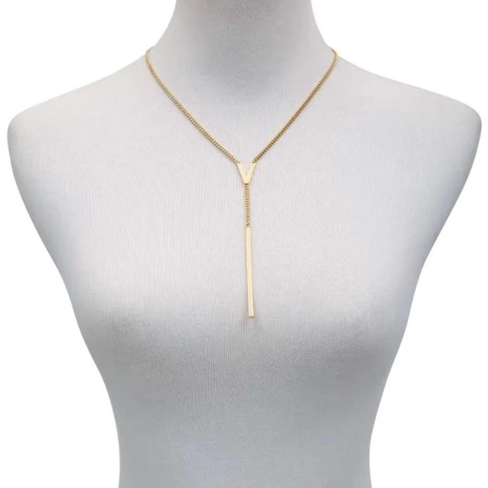 Vince Camuto Gold V Lariat 1097