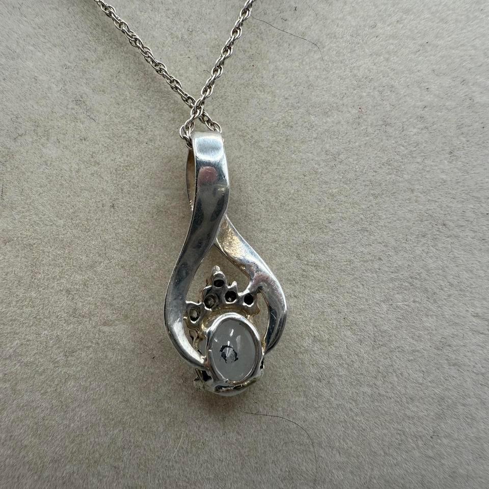 Vinatge Sterling Silver Moonstone And 5