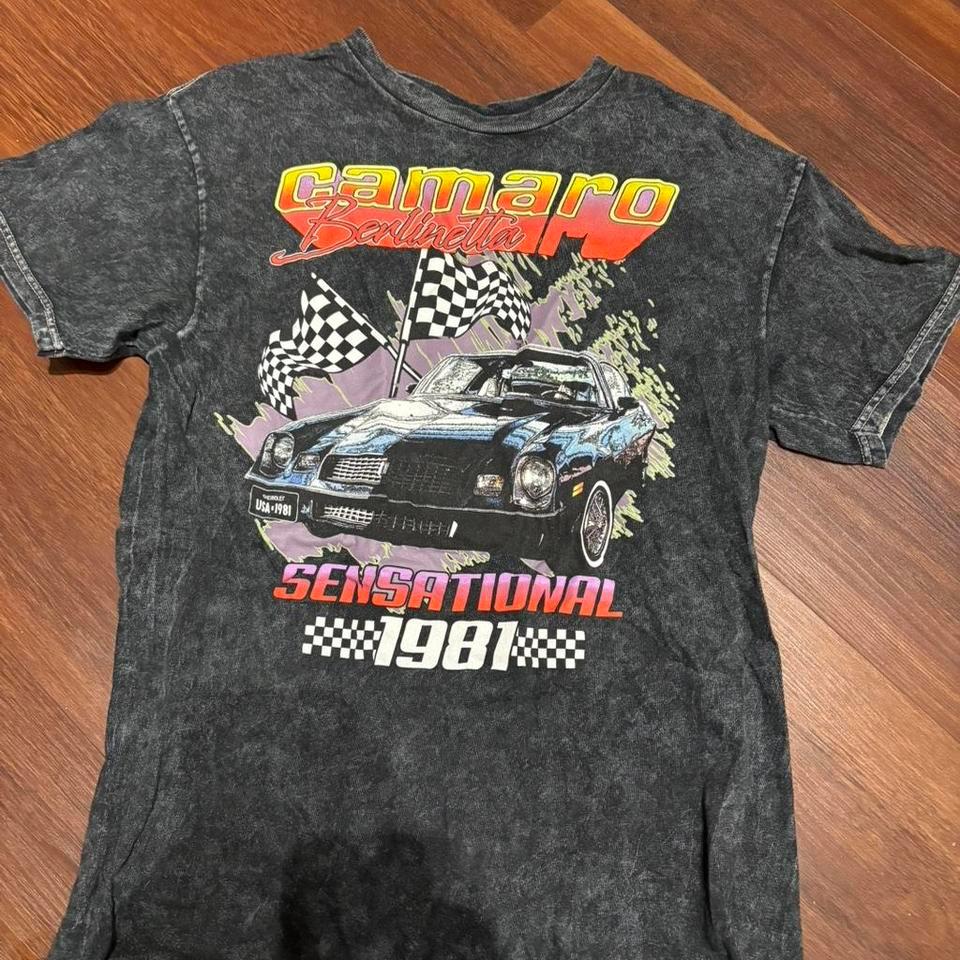 Black Camaro Tee With A B887