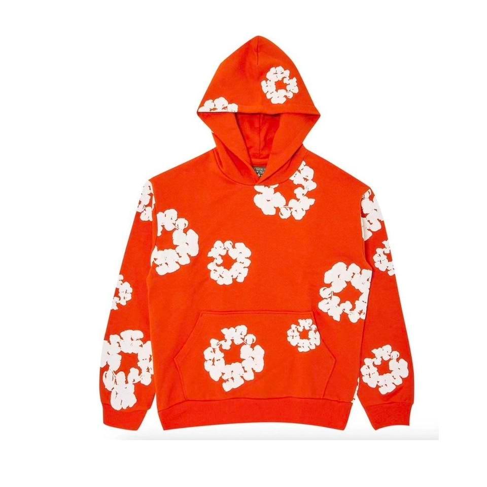 Denim Tears Orange Hoodie With 22c1