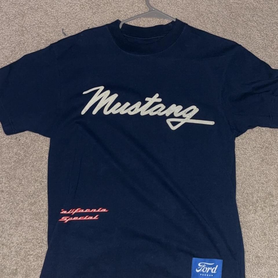 Ford Mustang Navy Blue T Shirt 952d