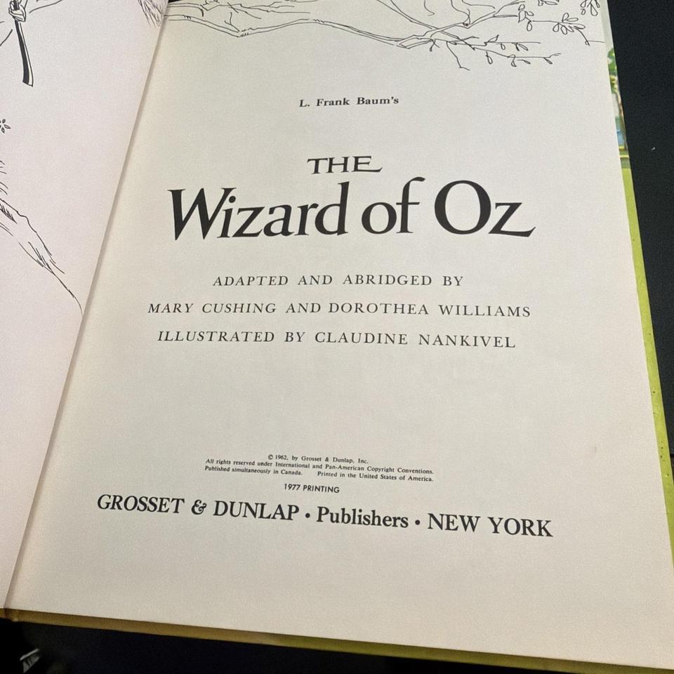 Vintage 1962 Hardcover The Wizard 520a 5