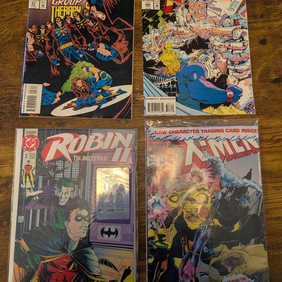 Xman And Robin Comics 4 Cfba
